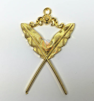Masonic Secretary Collar Jewel - kitchcutlery